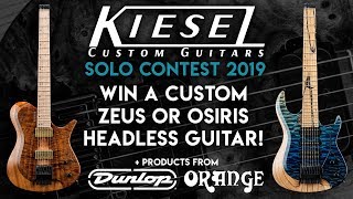 Kiesel Guitars Solo Contest 2019 CLOSED [upl. by Heidie428]