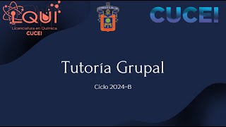 Tutoría Grupal LQUI  24B  Junio 01 2024 [upl. by Anelam828]