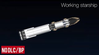 Working starship  no BPDLC  space flight sim [upl. by Ynohtnakram]