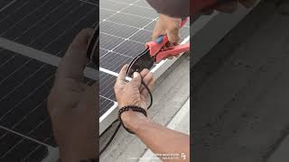 solar panel installation viral3shortideo solarenergy solarelectrical viralshort [upl. by Hollenbeck]