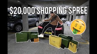 20000 LUXURY SHOPPING SPREE AT FENDI OFF WHITE  VETEMENTS AT HARRODS INSANE [upl. by Krystle]