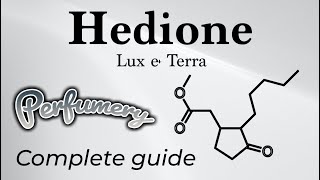 Famous molecules in perfumery  Hedione [upl. by Aletse]