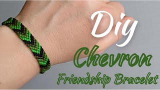 DIY Chevron Friendship BraceletHow to Make Chevron Bracelet GulnarHandMade Bracelet [upl. by Theo473]