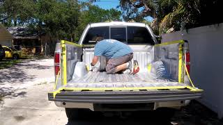 Herculiner DIY Paint on Truck Liner [upl. by Avenej908]