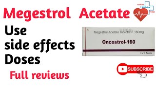 Megestrol Acetate oncostrol 160 megasty 160 mg full reviews  online Medicine Help [upl. by Edd]