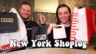 New York Shoplog  Glossier Lululemon Kith Supreme MAC  Beautygloss [upl. by Kenton]