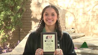 Scholar Athlete of the Week Chloe Hawkins Incarnate Word High School [upl. by Liw]