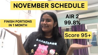 November Schedule to finish portions and score 95  cbse cbseclass10 [upl. by Kati418]