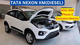 💥2023 Tata Nexon XM Diesel Model Detail Walkaround Review🔥 On Road Price Interior And Exterior [upl. by Cristal334]