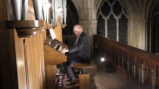 Vincent Crosnier joue trois versets des vêpres improvisés par Pierre Cochereau [upl. by Karlise251]