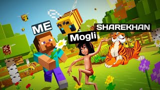 Minecraft But I Meet Mowgli In Minecraft 😱  Monster stroke [upl. by Marlie]