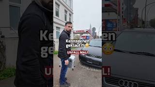 Nummernschild gesucht 👀 kfzgutachter kfzgutachten auto kfz audi unfall unfallschaden [upl. by Iphlgenia]