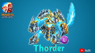 How To Breed Thorder  Monster Legends [upl. by Alyam]