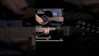 Tin Man  America Easy Guitar Chords Tutorial with Lyrics part 1 SHORTS [upl. by Enomys]