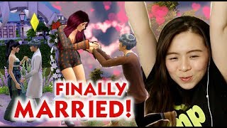 💸 GONE BROKE PLANNING A WEDDING 😭 \\ The Sims4 Ep4 \\ JQLeeJQ [upl. by Nilkoorb]