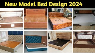 New Model Bed Design 2024  Bed Design in Wood  New Bed Design  Bed Design [upl. by Yenitsed169]