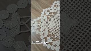 Ağ ipi dantel salon takımı crochet handmade çeyiz dantel [upl. by Eat]