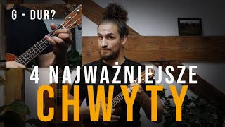 4 najważniejsze chwyty na ukulele [upl. by Kazimir503]