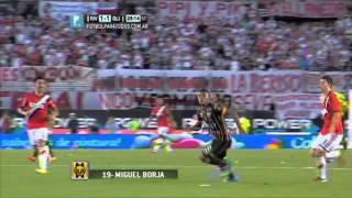 Gol de Borja River 1  Olimpo 1 Fecha 16 Primera División 2014 FPT [upl. by Egni]