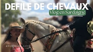 MISE A LHONNEUR DES CHEVAUX EN SARDAIGNE ✈️🐴vlog course de chevaux [upl. by Boylston]