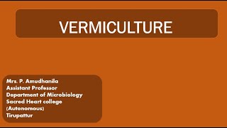 VERMICULTUREPROCESS OF VERMICULTUREVERMITECHNOLOGY [upl. by Ahcrop]