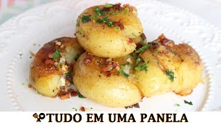 BATATA AO MURRO NA FRIGIDEIRA  RECEITAS QUE AMO [upl. by Pages]