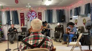 Jack singingplaying quotTulsa Time at Breezy Oaks Jam [upl. by Xylia]