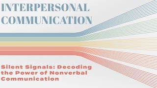 quotSilent Signals Decoding the Power of Nonverbal Communicationquot [upl. by Darahs]