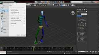 Tutorial insertar animaciones predeterminadas en un biped de 3DsMAX [upl. by Aniarrol828]