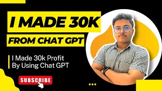 Earn 30k By Using Chat GPT and Amazon Affiliate  I Earned 30k from 1 sale using chat gpt [upl. by Atiuqaj]