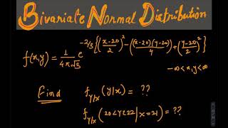 Bivariate normal distribution solved example 5 [upl. by Koah933]