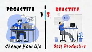 Proactive Vs Reactive  7 Habits Of Highly Effective People  Self Productive [upl. by Luiza]