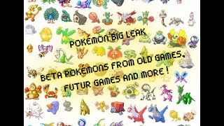 POKÉMON TERALEAK PART 1 BETA new content amp more [upl. by Llewon]