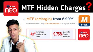 Kotak Neo MTF Trading Charges Vs mStock MTF Charges  Kotak Neo Pay Later MTF  Margin Shortfall [upl. by Nirda]