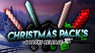 Christmas Packs Release 16x 32x 128x Release PvP Texture Pack 1718 Christmas MC Pack [upl. by Airtemed101]