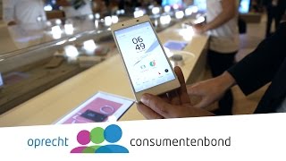 Sony Xperia Z5  IFA 2015 Consumentenbond [upl. by Ori830]