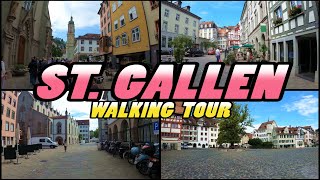 ST GALLEN Walking Tour  Switzerland 4k [upl. by Gamal122]