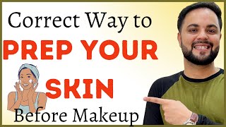 Correct Way to Prep your Skin For Flawless Makeup 💄 [upl. by Akeirahs]