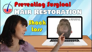 Shock Loss Prevention Post Surgery  Dr Rahal Hair Transplant Shock Loss [upl. by Latona]