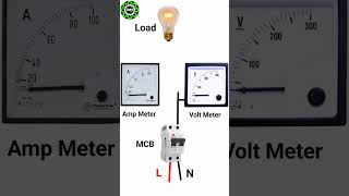 Volt amp Ampere Meter Connection  220Volt Connection [upl. by Nnylarej]