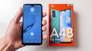 Itel A48 Incoming Call Unboxing [upl. by Nosille]