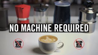 Making CappuccinoLatteFlat White at Home without an Espresso Machine [upl. by Muffin649]