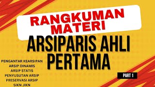 MATERI TES CPNS ARSIPARIS AHLI PERTAMA [upl. by Dranyer]