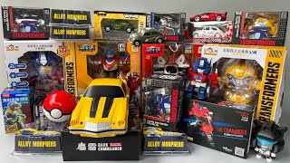 Box of TRANSFORMERS Rise Beasts RC Road Optimud Bumblebeee vs Barricade Mobil Mainan TOYS Tobot V [upl. by Montague]