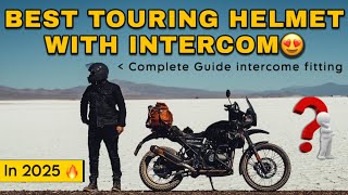 Intercome fitting in SMK Gullwing Flip up Helmet Detailed Guide [upl. by Yesima]