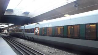 DSB class IC3  Oresundtrain IR4 trains  Copenhagen Airport Denmark [upl. by Vikki981]