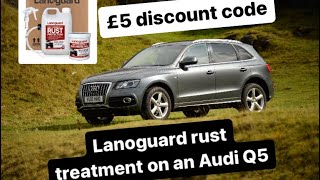 Audi Q5 rear subframe rust problem Here is the solutionHere I put Lanoguard on an Audi Q5 [upl. by Yekcin]