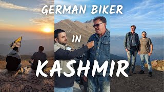 Mr Robert Hessler at Ganga Choti Kashmir  Foreign German Biker Tourist viewsKashmirGermanyTurkey [upl. by Maggie]