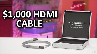 1000 HDMI Cable  Useless Tech Over 100 Ep 1 [upl. by Anelec]