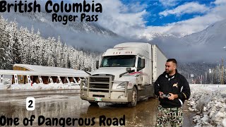 Solo Trip to One of Dangerous Road of Canada  Calgary to Surrey  668 [upl. by Silvana]